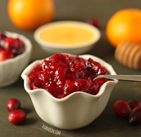 Honey Sweetened Orange Cranberry Sauce – quick, easy and so much better than the canned kind! | texanerin.com