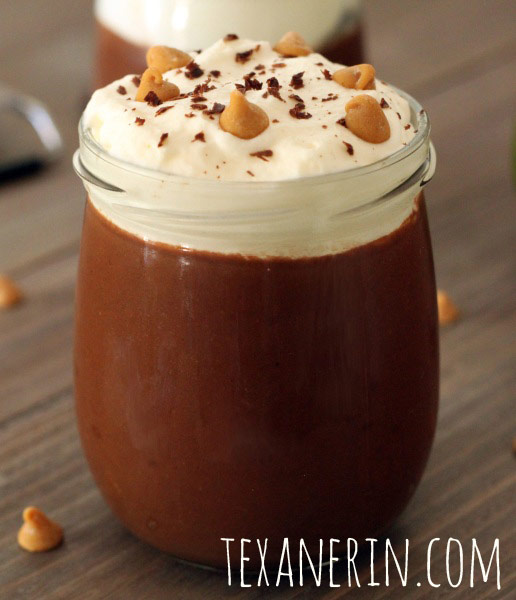 No Cook Chocolate Peanut Butter (Banana) Pudding | texanerin.com