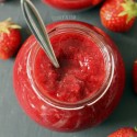 Strawberry Jam (honey sweetened, pectin free)