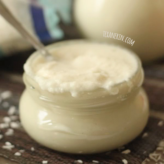Homemade Coconut Butter – super easy and all you need is shredded coconut and a food processor!