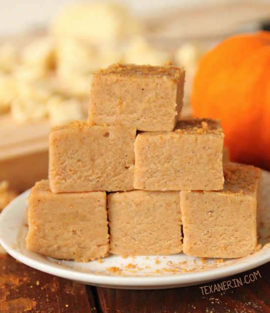 This white chocolate pumpkin fudge only takes a few minutes to make and is made in the microwave!