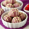 White Chocolate Raspberry Coconut Truffles