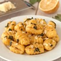 Browned Butter and Sage Lemon Gnocchi – Even He Can Do It!