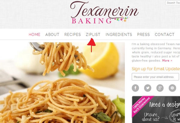 Ziplist | texanerin.com