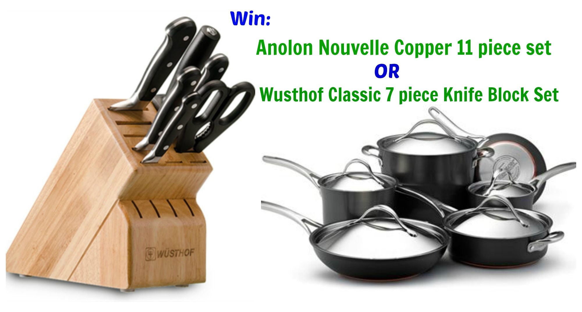 Anolon + Wusthof giveaway!