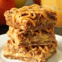 Dulce de Leche Apple Streusel Bars (100% whole grain)