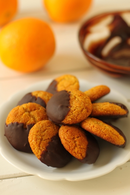 Chocolate Orange Cookies (grain-free, dairy-free)