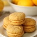 Paleo Chewy Lemon Cookie Sandwiches (grain-free, dairy-free)