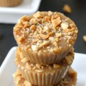 Healthy 4-Ingredient Maple Peanut Butter Fudge (naturally vegan, gluten-free)
