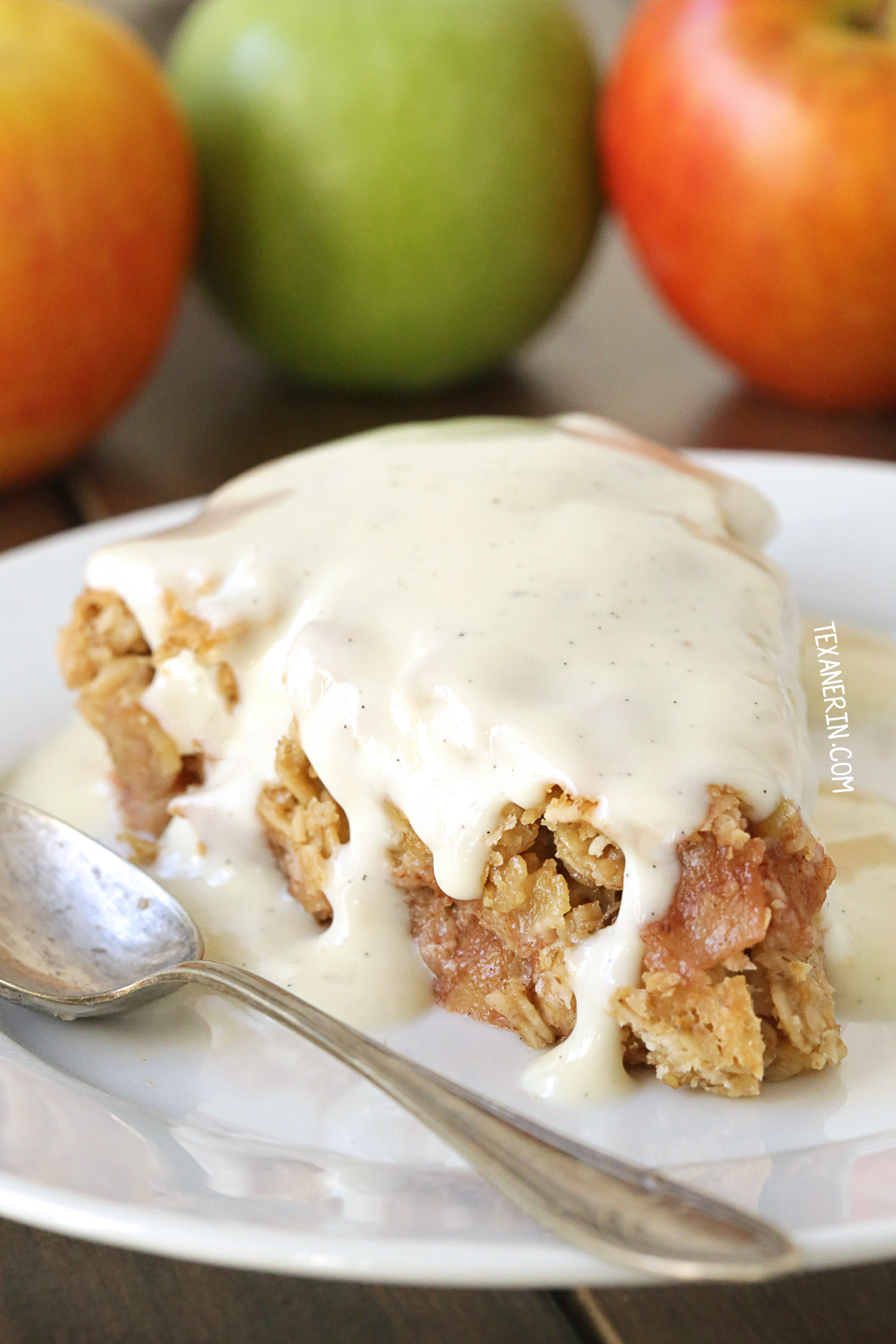 Swedish Apple Pie (gluten-free, vegan, whole grain, dairy-free ...