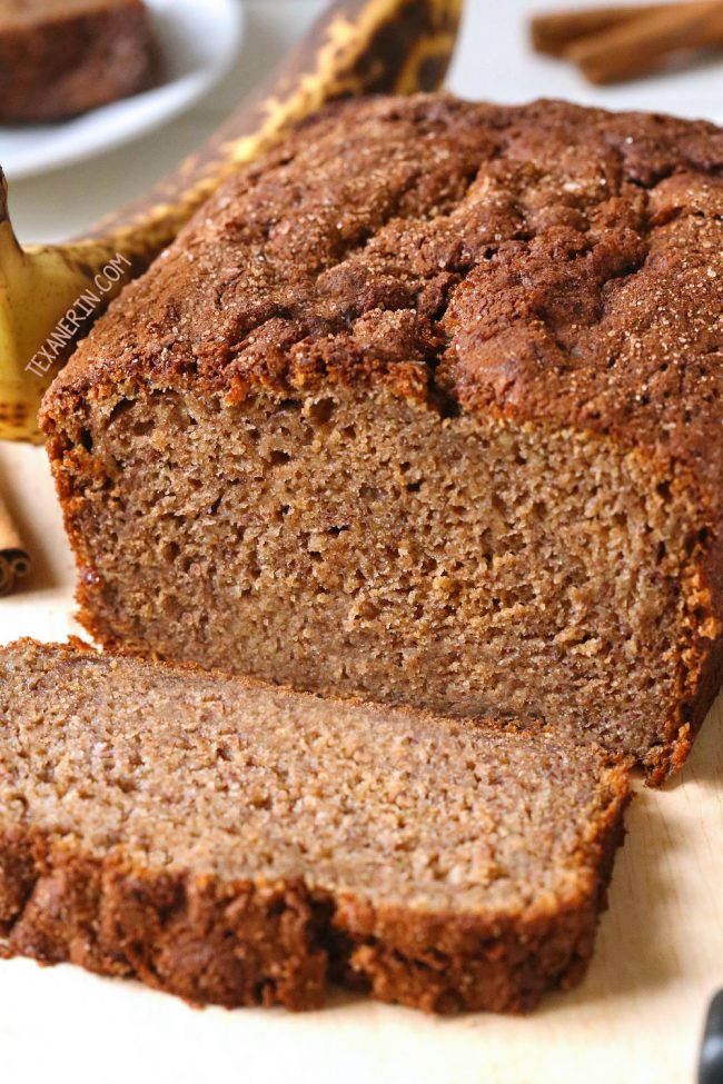 100% Whole Wheat Banana Bread  – naturally dairy-free, moist and full of banana flavor! Can also be made with AP flour.