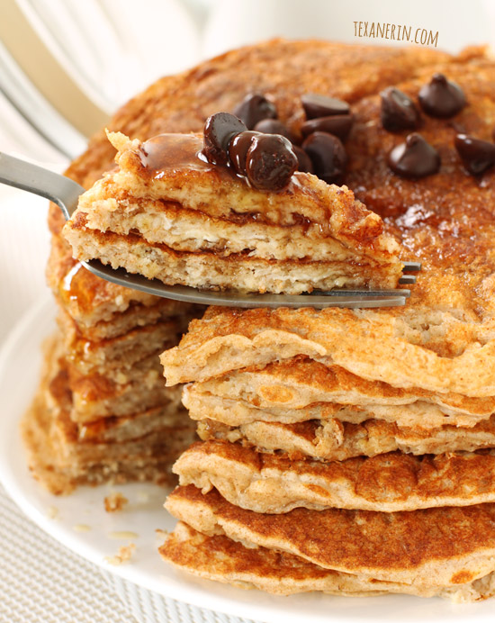 100% Whole Grain Pancake Mix – these whole wheat pancakes don't taste the least bit healthy! From texanerin.com