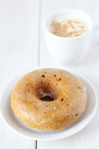 100% Whole Grain Baked Pumpkin Donuts