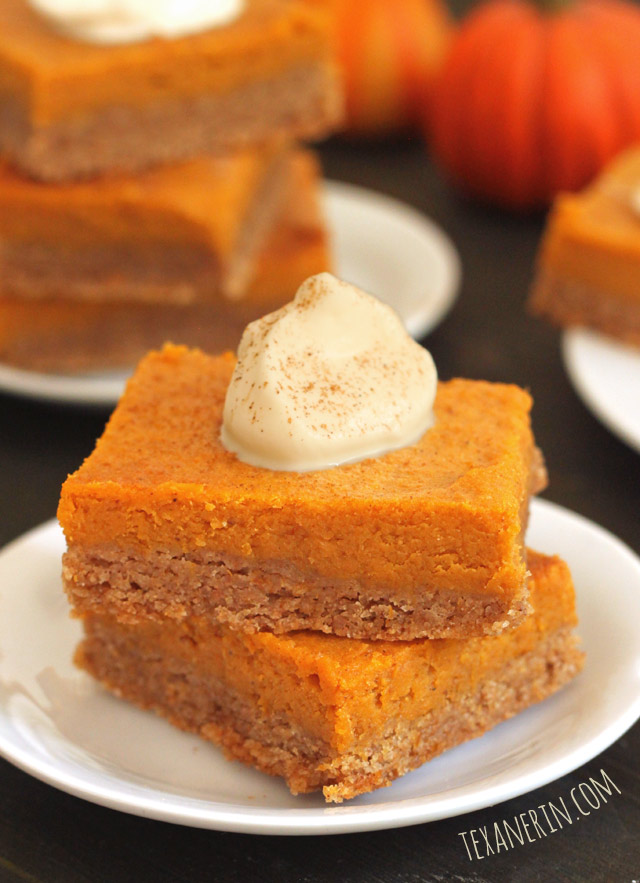 100% Whole Grain Gooey Pumpkin Butter Cake | texanerin.com