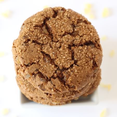 100% Whole Grain Soft and Chewy Ginger Cookies
