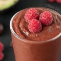 Healthy Chocolate Raspberry Pudding (paleo, vegan, dairy-free, gluten-free)