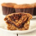 Nutella Swirl Banana Muffins