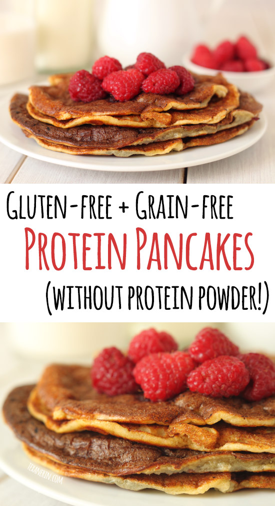 Grain-free and gluten-free protein pancakes without protein powder!