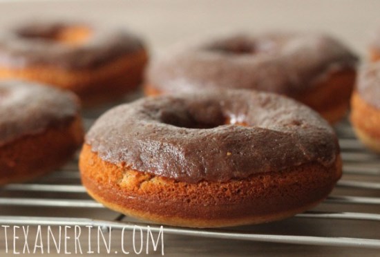 Gluten-free and Grain-free Cinnamon Roll Donuts