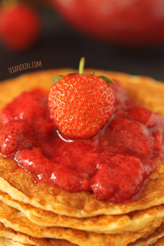 Super Simple Honey Sweetened Strawberry Sauce