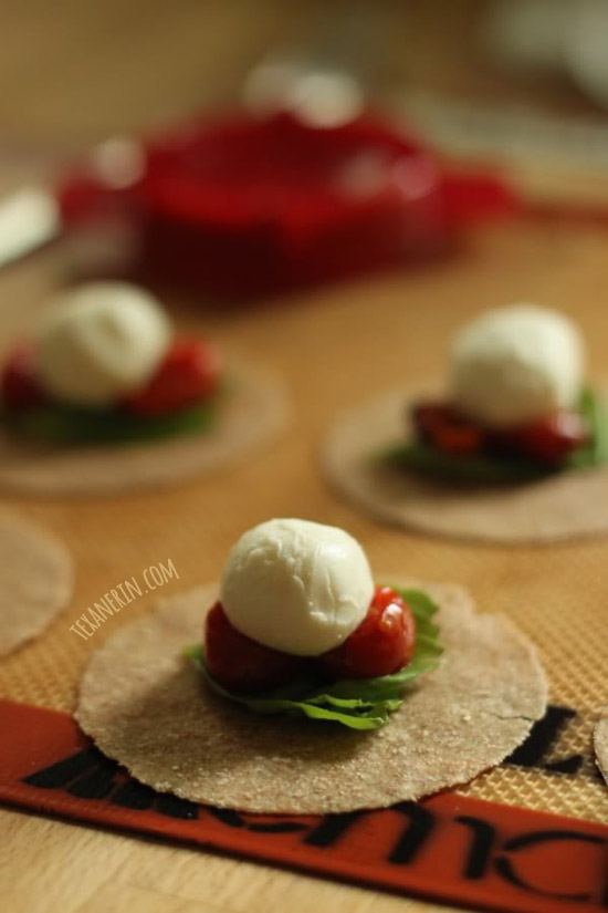 Ravioli Caprese – can be made glutenfree or whole grain!