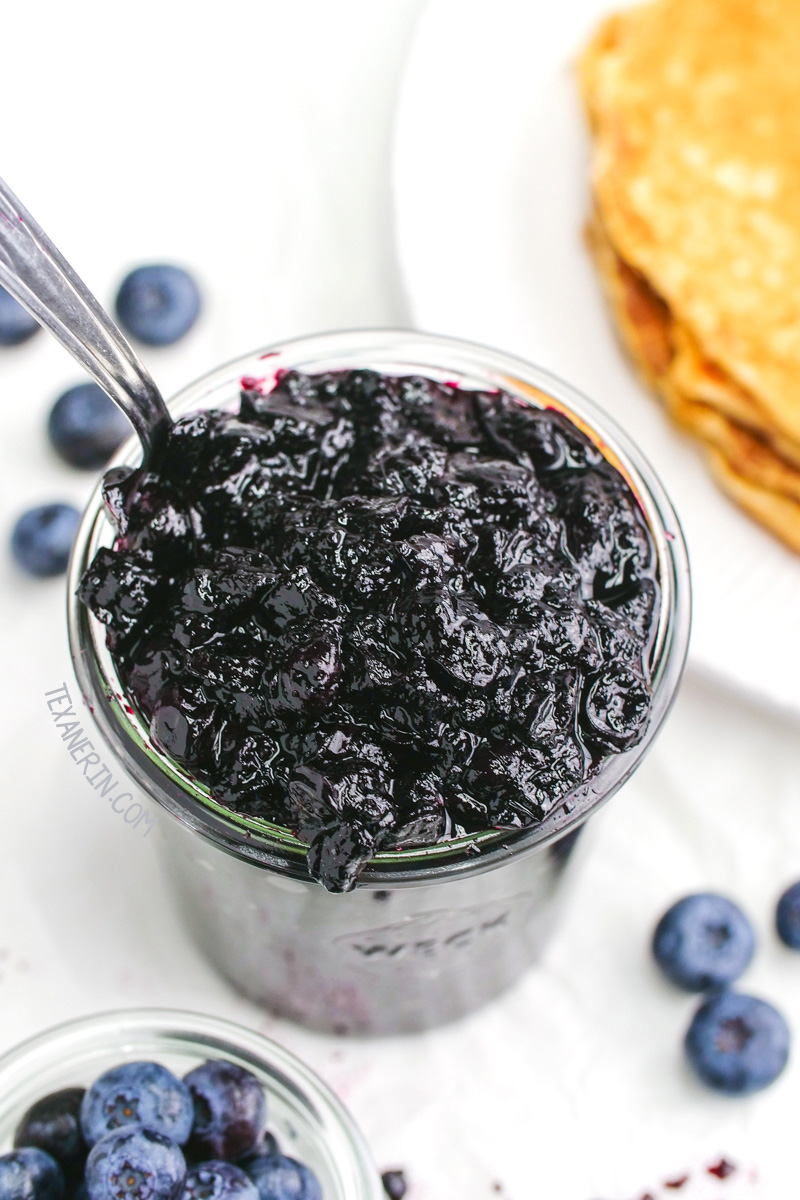 Blueberry Sauce (paleo, vegan) - Texanerin Baking