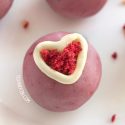 Raspberry White Chocolate Truffles