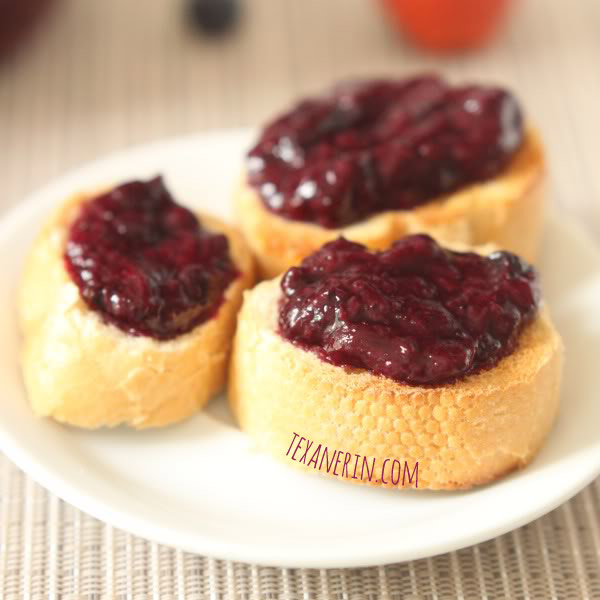 Strawberry Blueberry Jam (honey sweetened, pectin free)