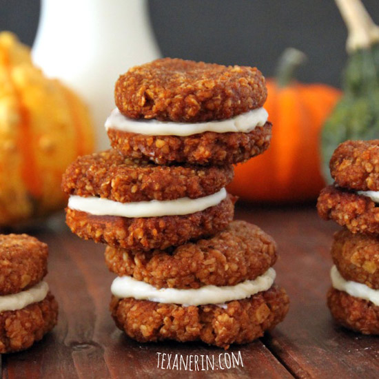 Chewy Pumpkin Cookies (gluten-free, dairy-free)