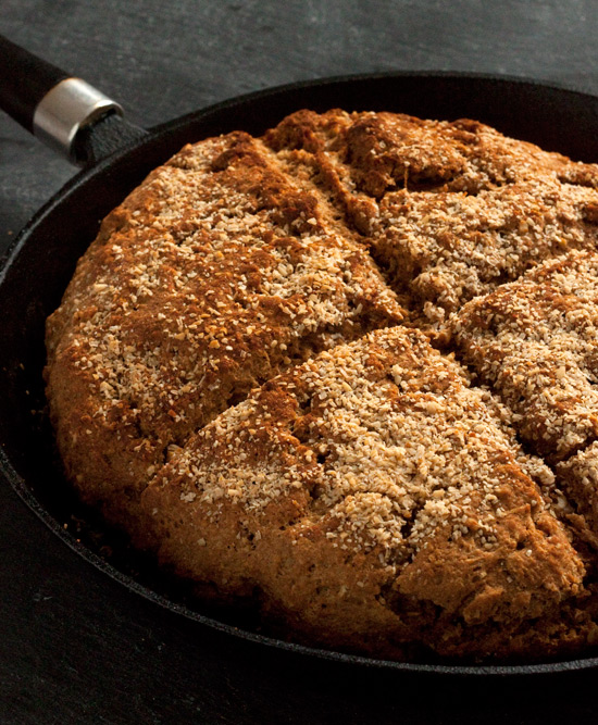 100% Whole Grain Brown Soda Bread | texanerin.com