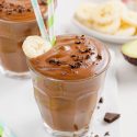 Chocolate Avocado Smoothie (super rich, creamy, thick!)