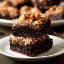 German Chocolate Inspired Brownies (100% whole grain, dairy-free)