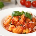 Gnocchi with Lighter Tomato Cream Sauce (gluten-free option)