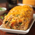 100% Whole Grain Cheddar Bacon Beer Bread