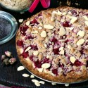 Grain-free Raspberry Sour Cream Crumble Cake