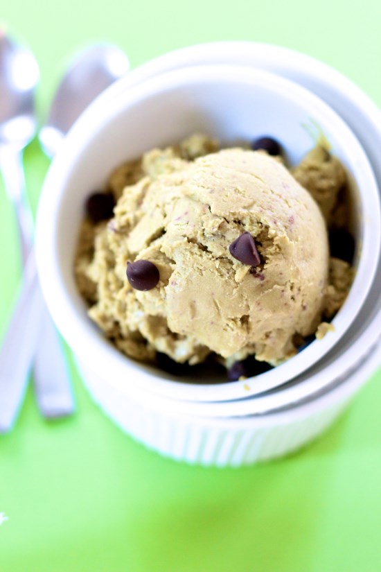 Dark Chocolate And Mint Avocado Ice Cream