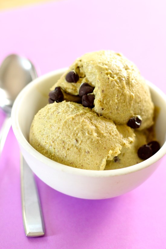 Dark Chocolate And Mint Avocado Ice Cream