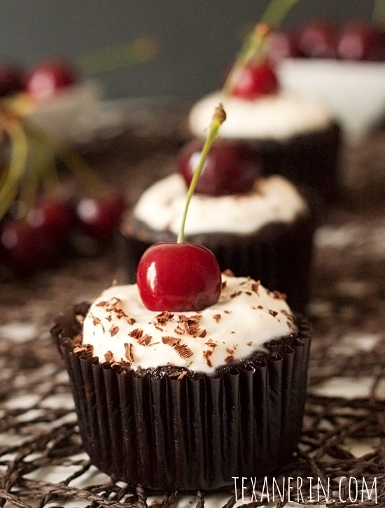 Black Forest Cupcakes – Gluten-free and Grain-free | texanerin.com