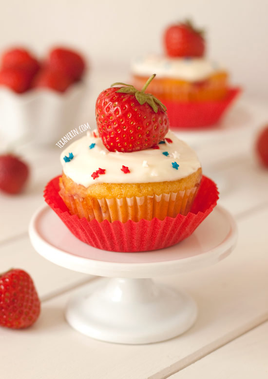 These strawberry cupcakes are grain-free and gluten-free but still so delicious!