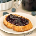 Blueberry Ginger Jam (dairy-free, vegan option, honey sweetened)