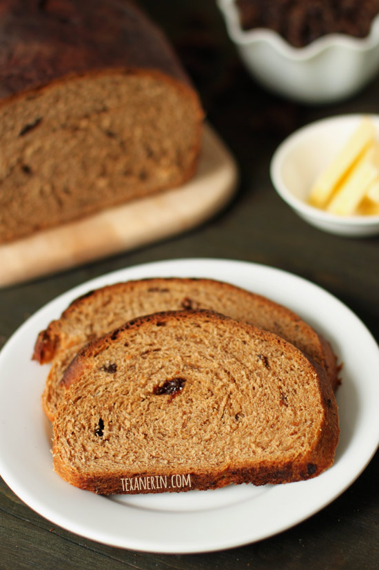 Buttermilk Whole Wheat Raisin Bread – relatively quick and simple! | texanerin.com