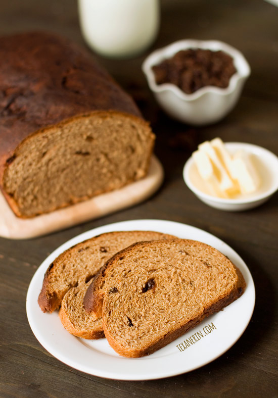Buttermilk Whole Wheat Raisin Bread – simple, healthy and delicious! | texanerin.com