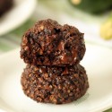 Chocolate Zucchini Cookies (100% whole grain, dairy-free)