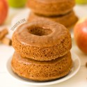 Baked Apple Butter Donuts (100% whole grain, dairy-free)