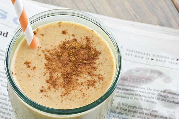 Pumpkin spice breakfast shake