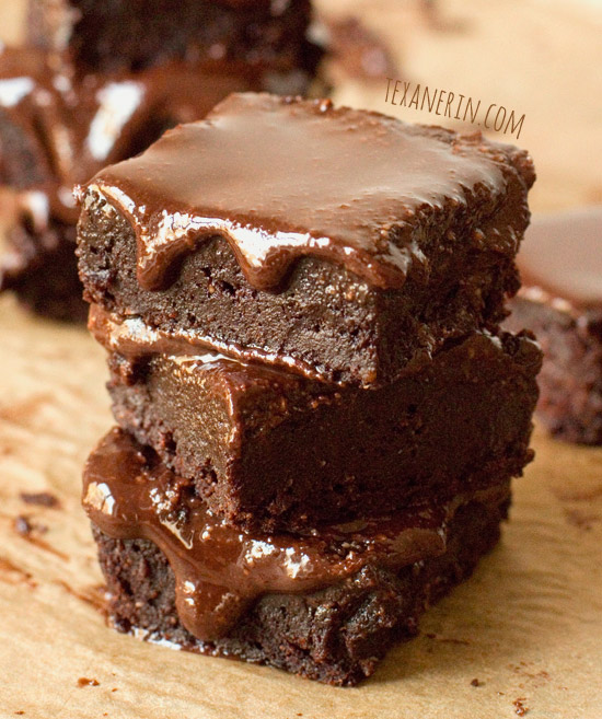 Date Sweetened Fudge Brownies (grain-free, dairy-free)