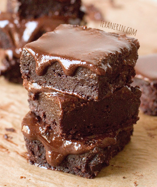 These grain-free and dairy-free fudge brownies are date-sweetened and incredibly fudgy!