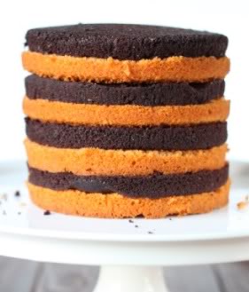 This Halloween cake is made a little healthier with whole grains! | texanerin.com