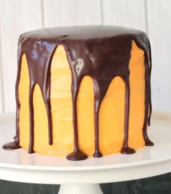 This Chocolate Orange Halloween Cake is 100% whole grain!