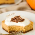 Lighter Pumpkin Cheesecake Bars